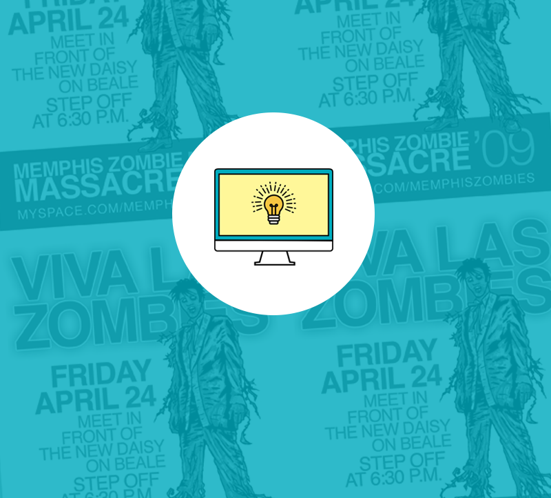 Graphic design: Memphis Zombies
