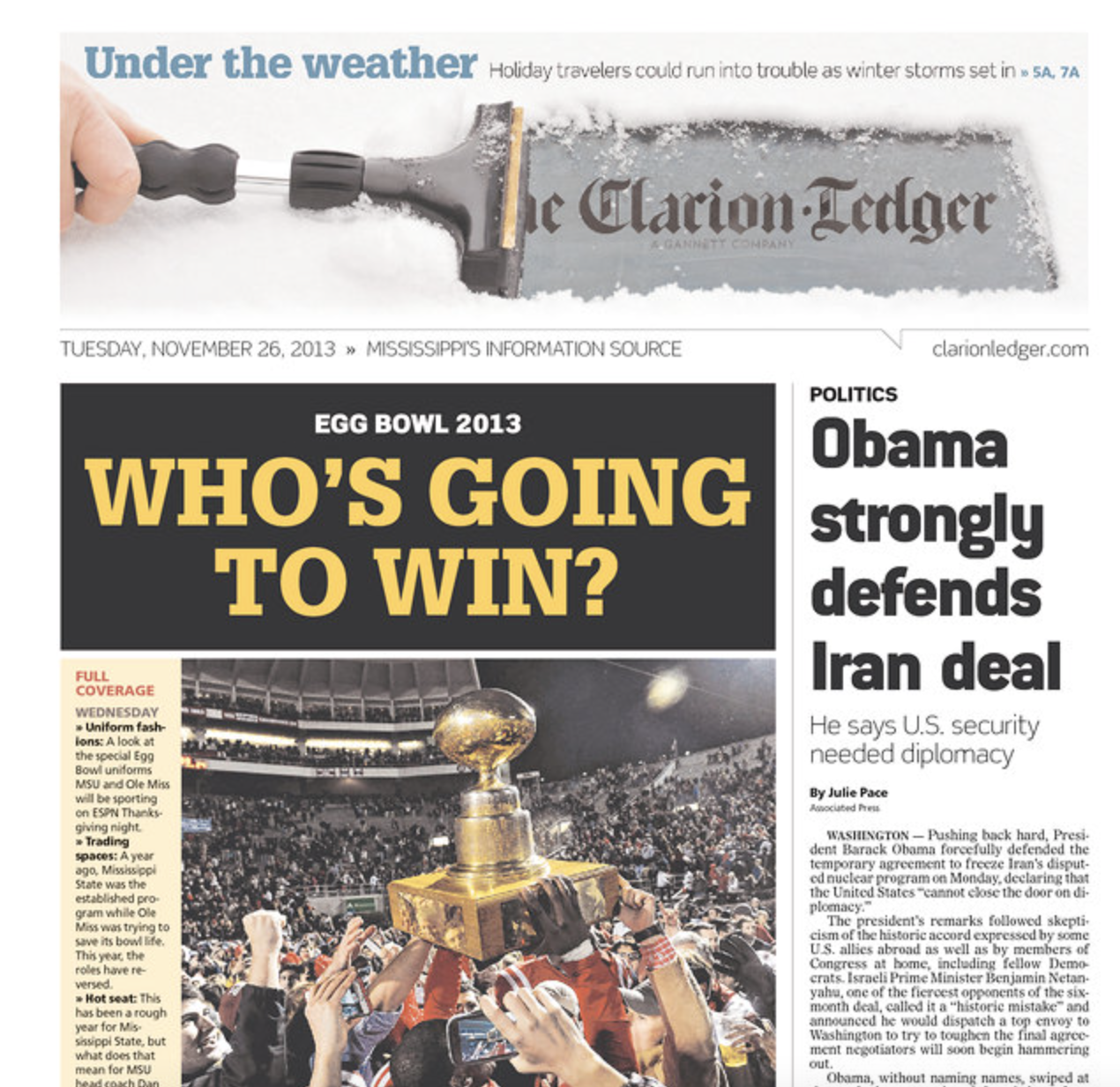 News Design: Page sampler
