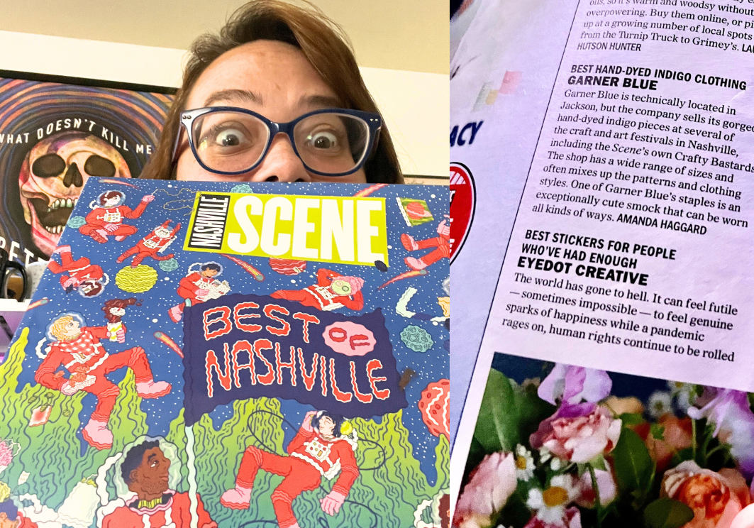 LT holds a Nashville Scene issue